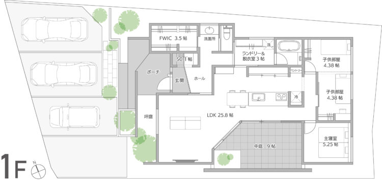 平屋の間取り